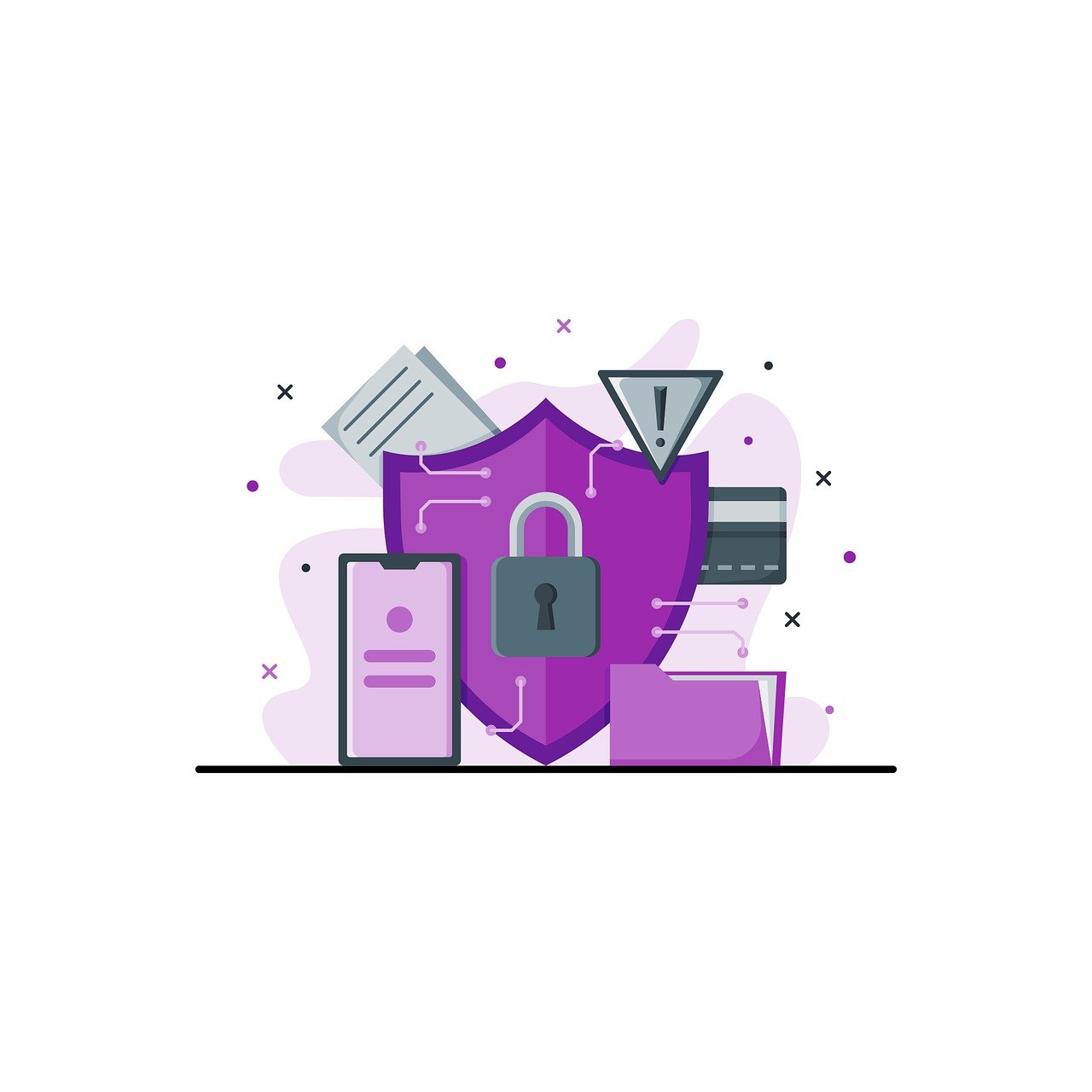 Blog 1 Free internet security digital vector