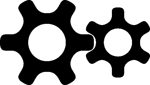 Free gear machine mesh vector