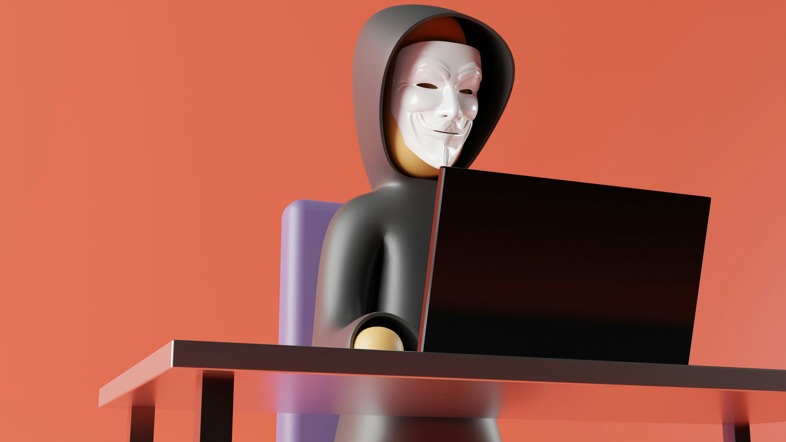 Blog 1 hacker typing on a laptop lego style